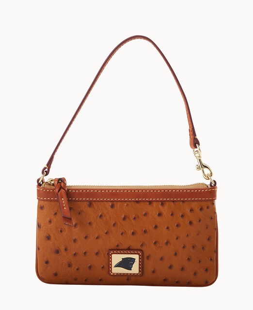 NFL Panthers Large Slim Wristlet