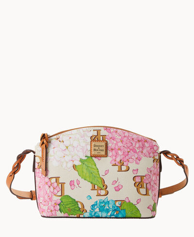 Hydrangea Monogram Penny Crossbody
