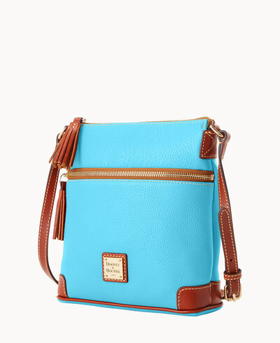 Pebble Grain Small Tassel Crossbody