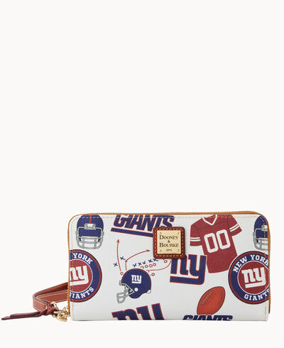 NFL Giants Large Zip Around Wristlet