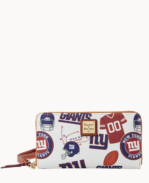 NFL Giants Large Zip Around Wristlet