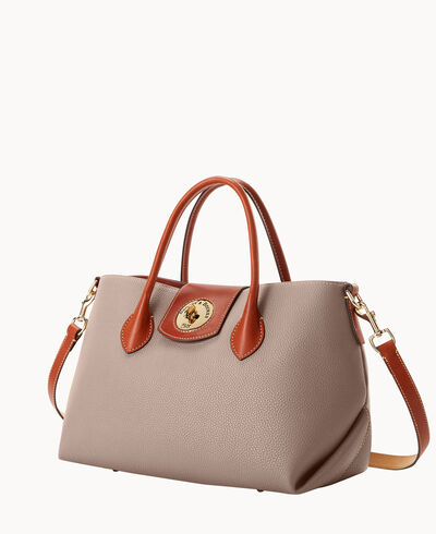 Pebble Turnlock Handle Tote 30