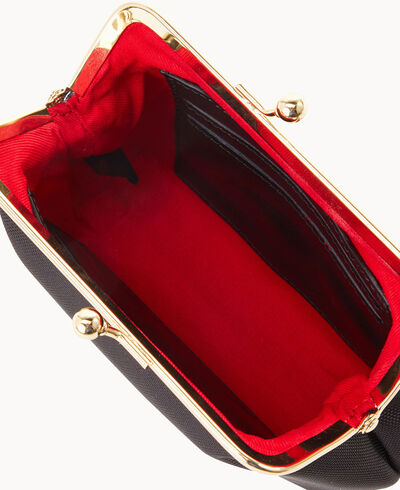 Nylon Large Framed Purse
