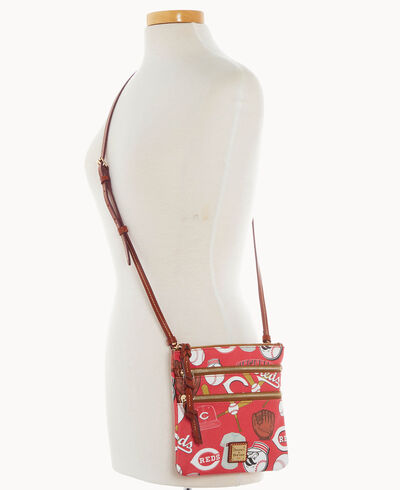 MLB Reds N S Triple Zip Crossbody