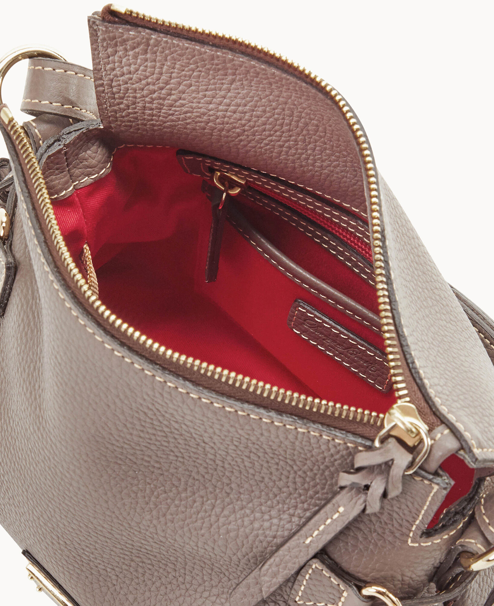Leather Zipper Pull / Mini Tassel Accessory / Handbag Tassel Charm