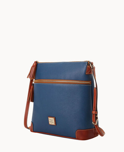 Pebble Grain Large Tassel Crossbody