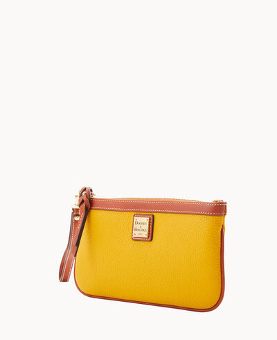 Pebble Grain Clutch Wristlet