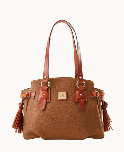 Pebble Grain Small Winged Shopper