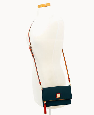 Wexford Leather Foldover Zip Crossbody