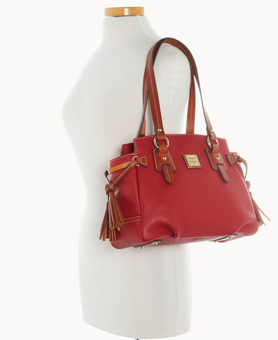 Pebble Grain Small Winged Shopper