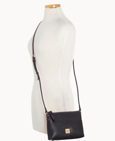 Saffiano Crossbody Pouchette
