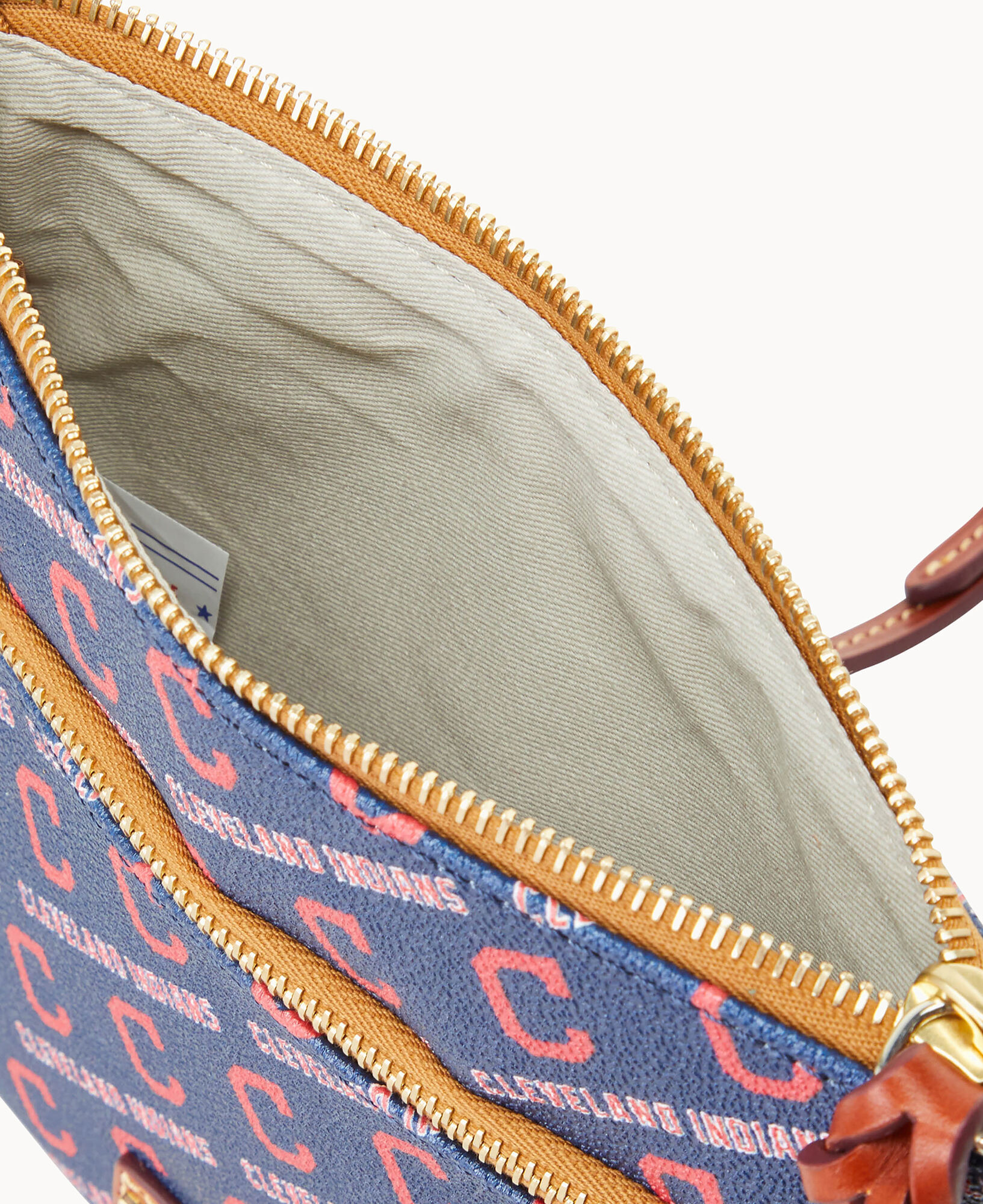 Dooney Bourke MLB Indians Double Zip Crossbody