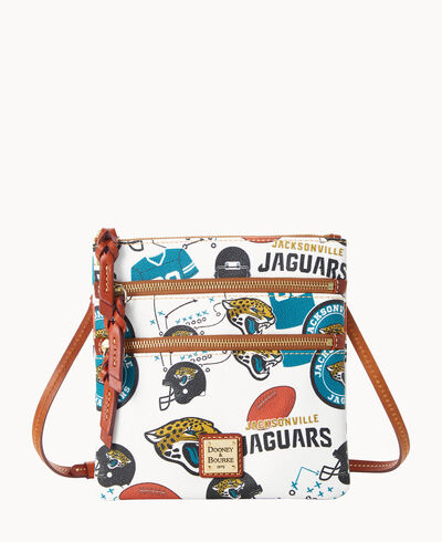 NFL Jaguars North South Triple Zip Crossbody