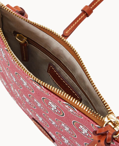 NFL 49ERS North South Top Zip Crossbody