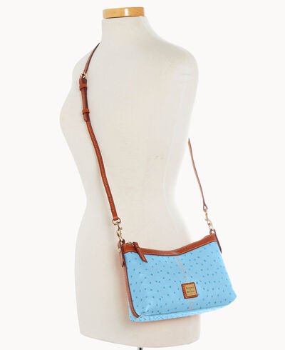 Ostrich Crossbody Pouch