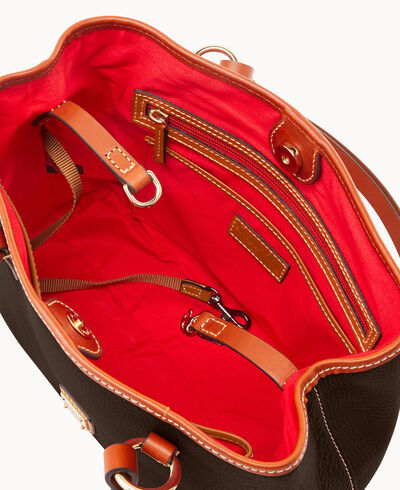 Pebble Grain Small Briana with Pouch