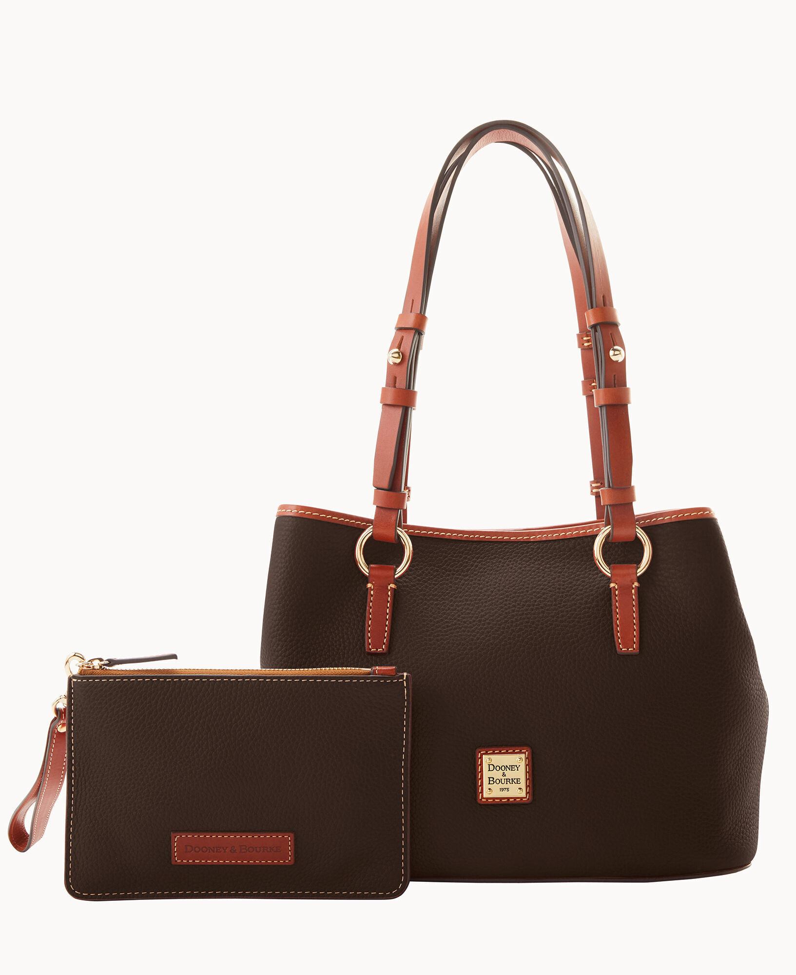 Dooney Bourke Pebble Grain Small Briana with Pouch