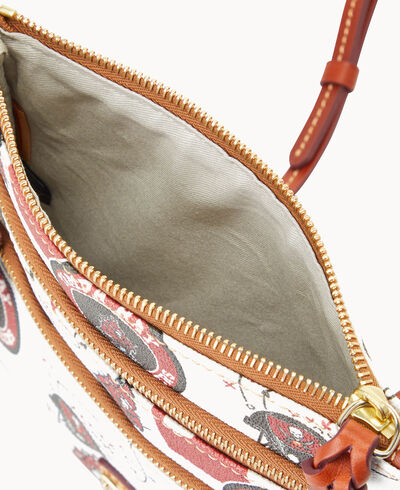 NFL Buccaneers North South Triple Zip Crossbody