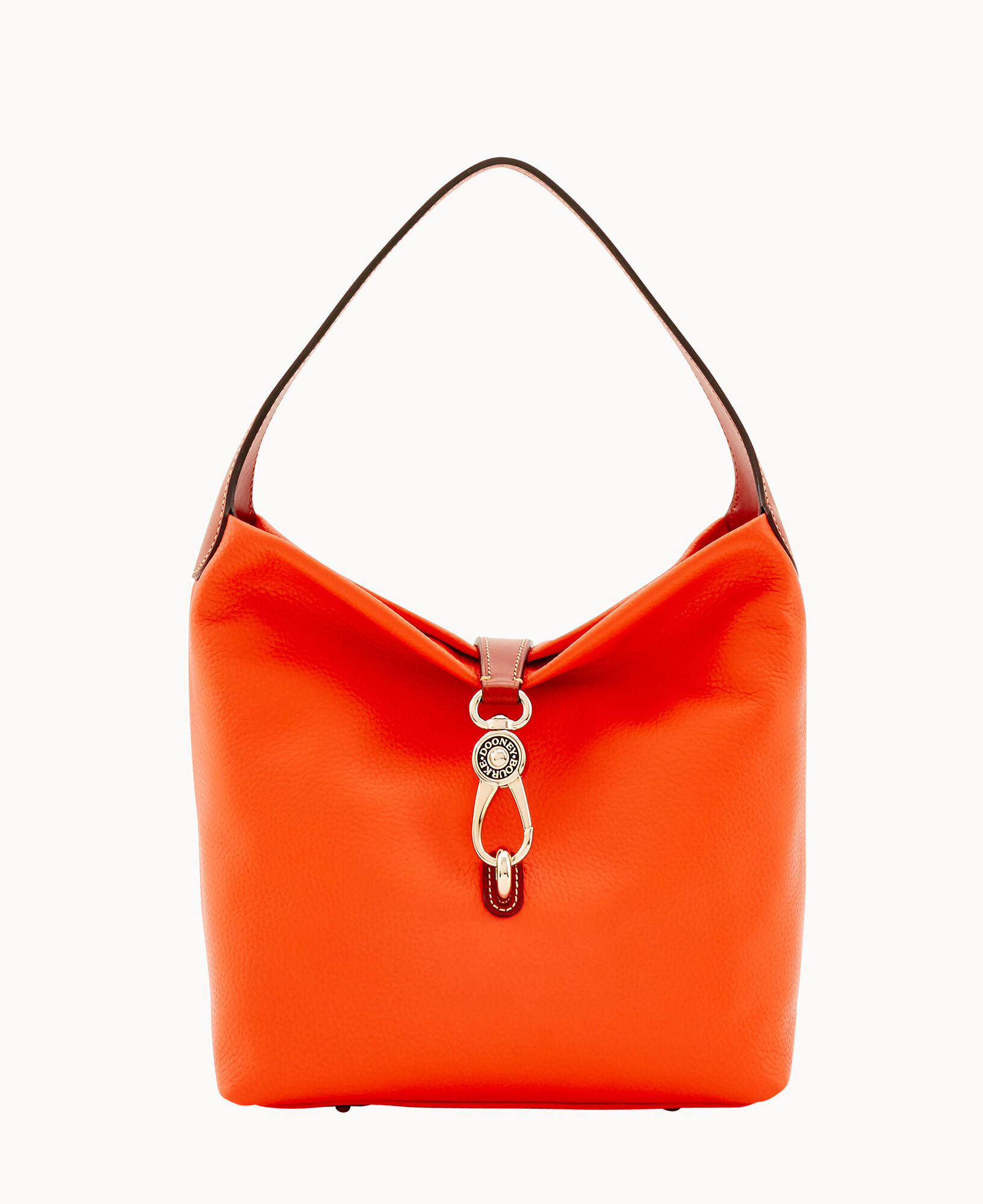 Dooney and bourke small logo lock shoulder best sale bag