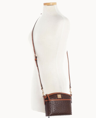 Ostrich Domed Crossbody