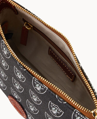 NFL Raiders Crossbody Pouchette