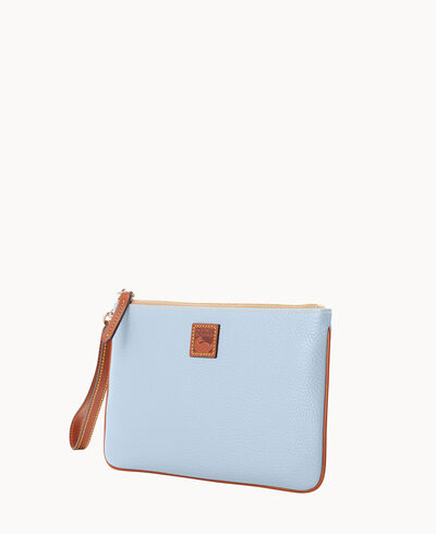 Pebble Grain Large Wristlet