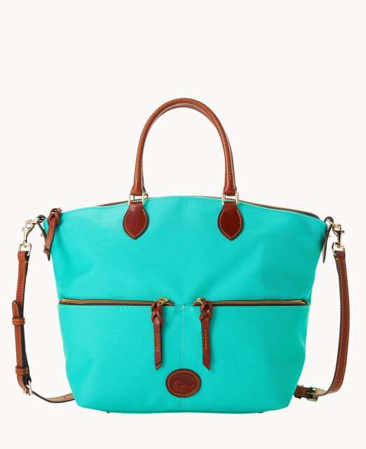 Nylon Large Pocket Satchel