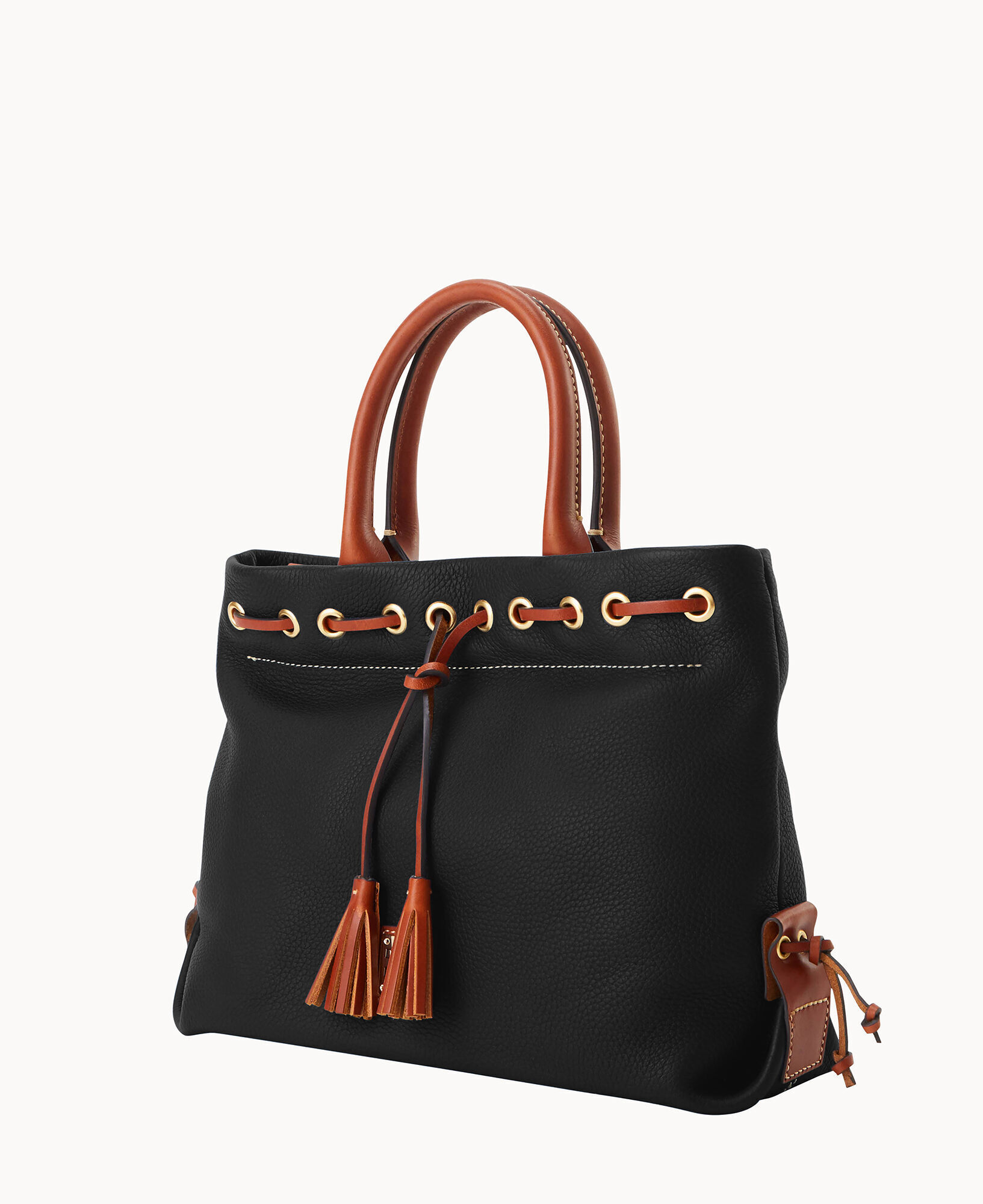 Dooney Bourke Pebble Grain Tassel Tote