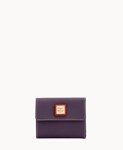 Pebble Grain Small Flap Wallet