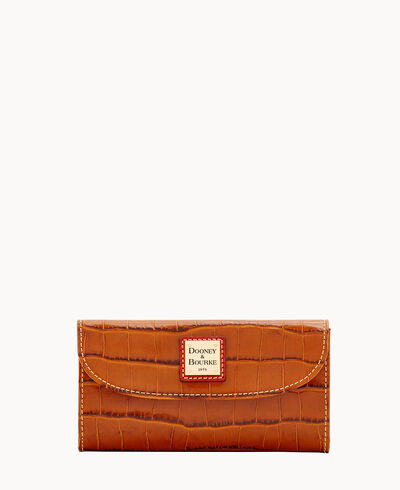 Croco Continental Clutch