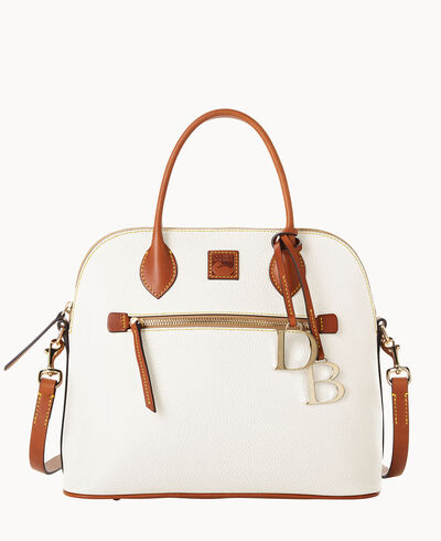 Pebble Grain Large Domed Satchel