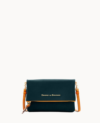 City Foldover Zip Crossbody