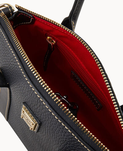 Pebble Grain Small Madeline Satchel