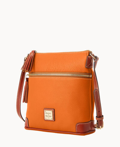 Pebble Grain Small Tassel Crossbody