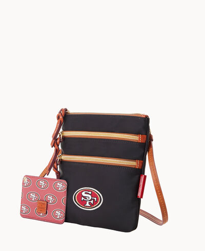 NFL 49ers North South Triple Zip w ID holder