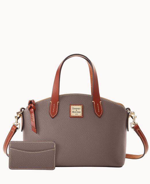 Pebble Grain Ruby Bag With Card Case