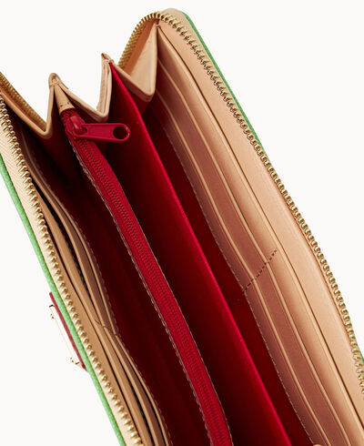Skipper Large Zip Around Wristlet
