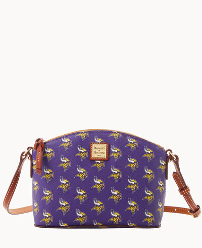 NFL Vikings Suki Crossbody Med Wristlet