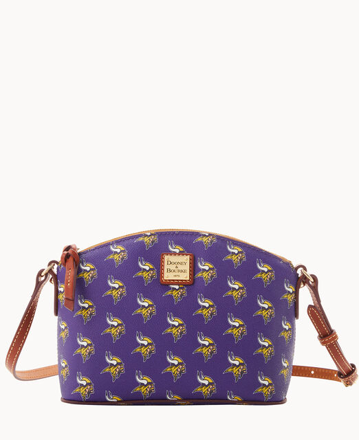 NFL Vikings Suki Crossbody Med Wristlet