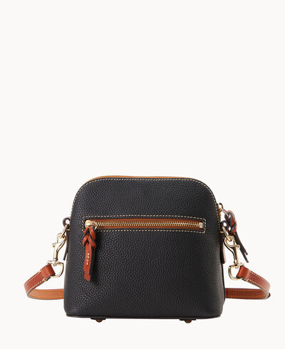 Pebble Grain Domed Crossbody