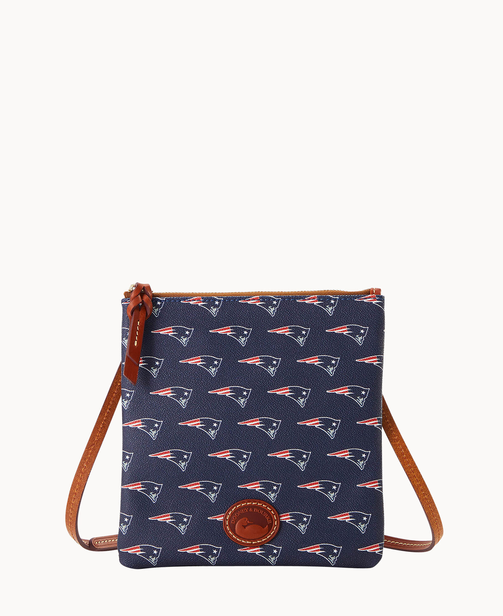 Dooney Bourke NFL Patriots North South Top Zip Crossbody