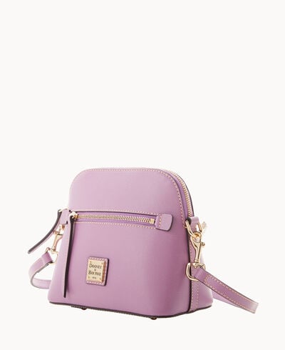 Saffiano Domed Crossbody