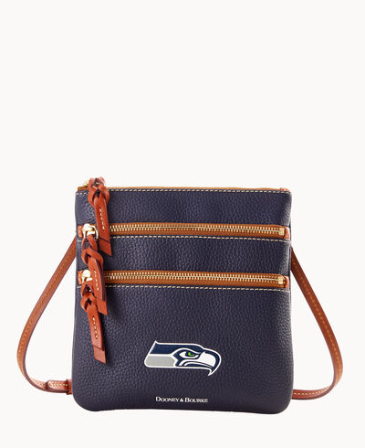 NFL Seahawks Triple Zip Crossbody