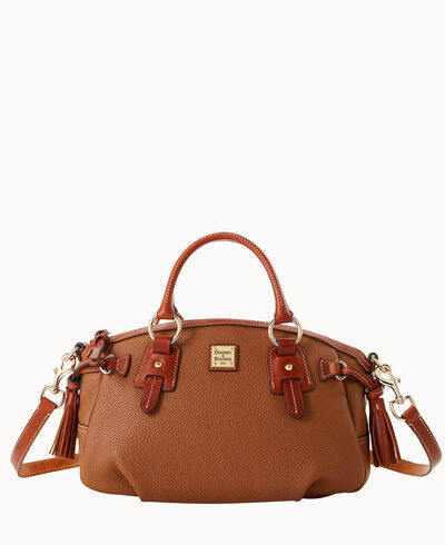 Pebble Grain Medium Mail Satchel
