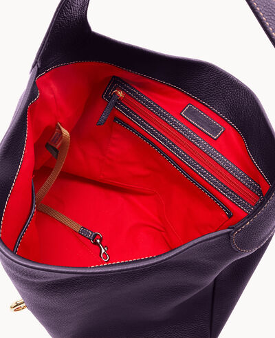 Pebble Grain Logo Lock Sac