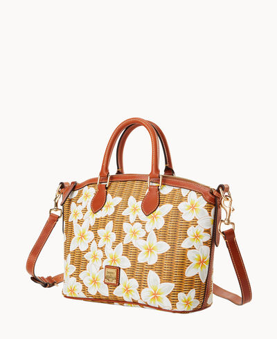 Plumeria Domed Satchel