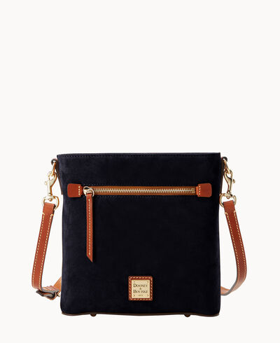 Suede Zip Crossbody