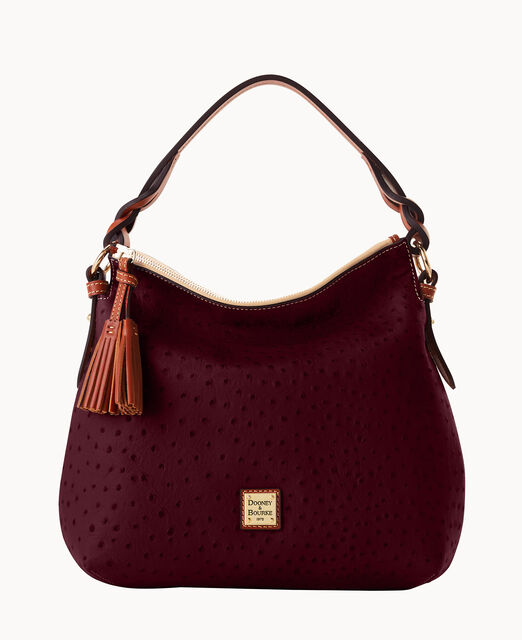 Ostrich Twist Strap Hobo