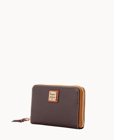 Pebble Grain Medium Zip Around Wallet