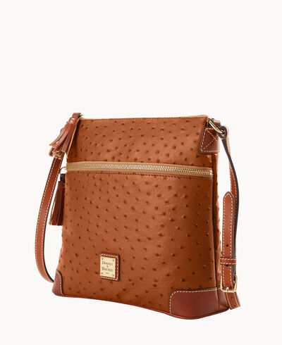Ostrich Tassel Crossbody
